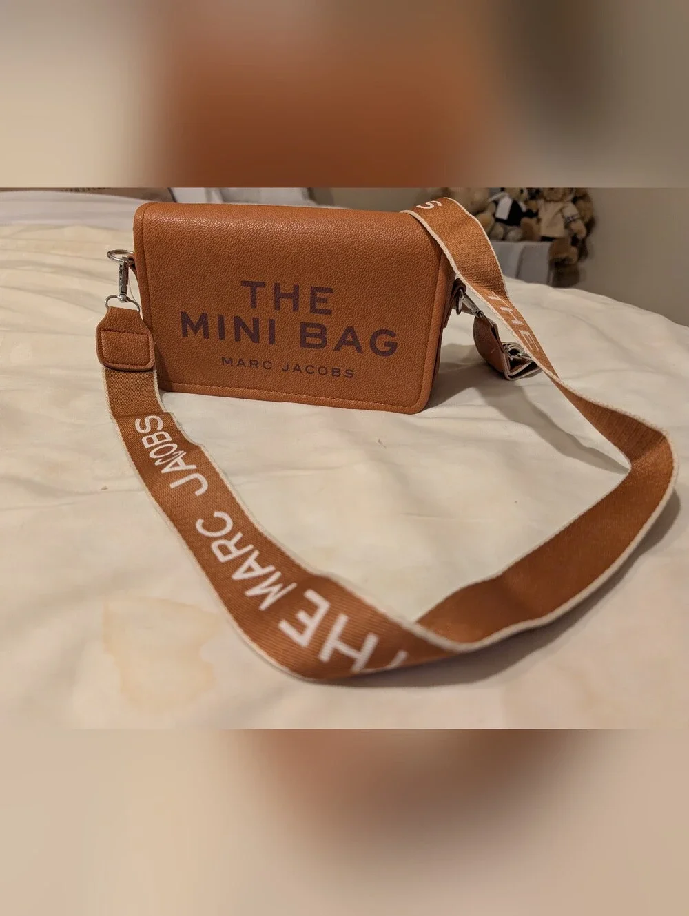 The Mini Bag By Marc Jacobs Brown Leather - Picture 1 of 12